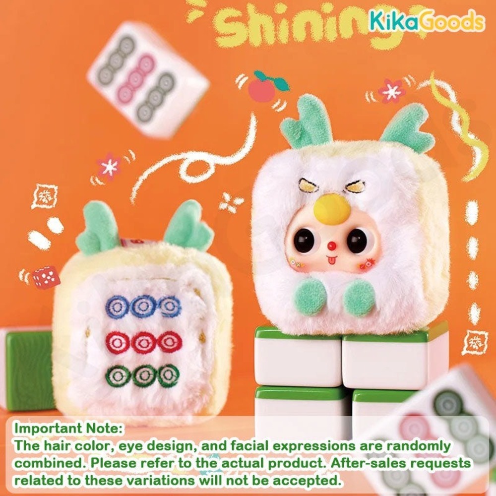 Baby Three Little Mahjong Series Plush Blind Box – Sealed Mystery Collectible - Picture 4 of 16